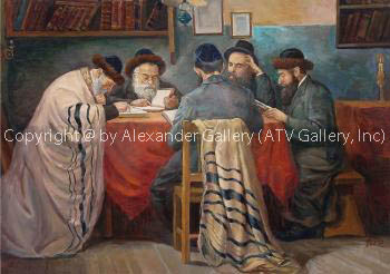 Learning Torah I. by Victor Brindatch