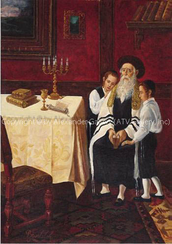 With Grandfather. by Victor Brindatch