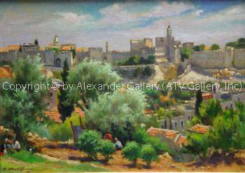 Lanscape by Itshak Holtz