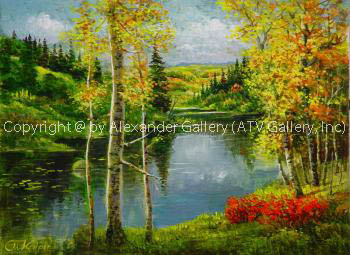 Landscape XVIII. by Mark Kalpin