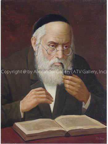 Old Man with a pipe. by Talko