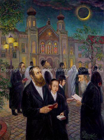 Blessing the Moon II. by Victor Brindatch