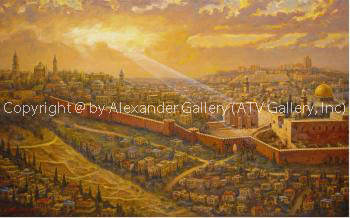 Jerusalem III. by Venyamin Zaslavsky