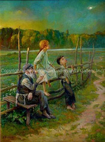 Watching the Moon by Elena Flerova