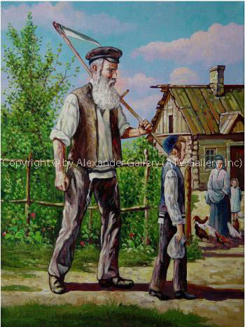 On the way to the field. by Yuri Dvornik