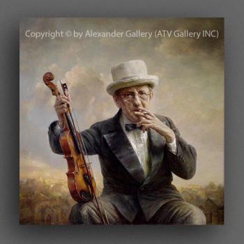 The Violinist II by Elena Flerova