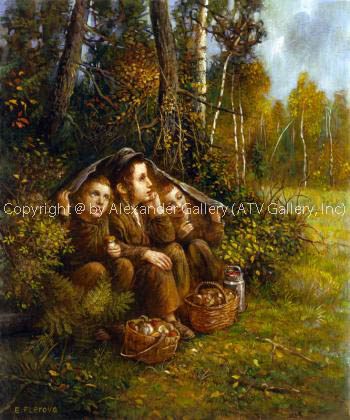 Boys In the Forest. by Elena Flerova