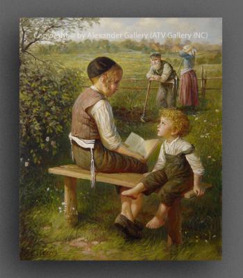 Children in the Forest II by Elena Flerova