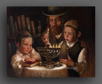 Hanukkah Lights II. by H. Weiss