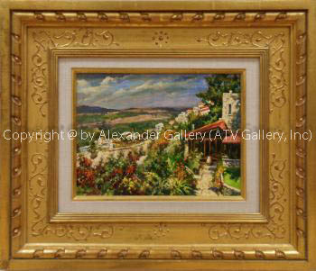 Wiew of Safed. by Itshak Holtz